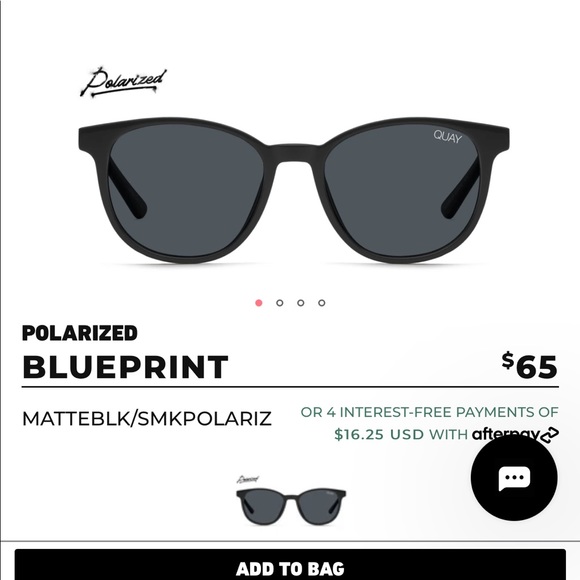 Quay Polarized Blueprint Sunglasses - Picture 8 of 9